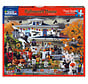 White Mountain Halloween at the House Puzzle 1000pcs