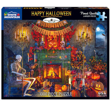 White Mountain White Mountain Happy Halloween Puzzle 1000pcs