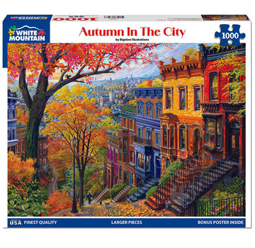 White Mountain White Mountain Autumn In The City Puzzle 1000pcs