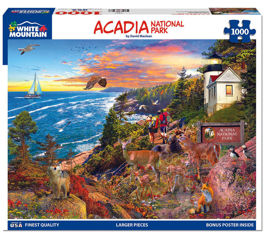 White Mountain Arcadia National Park Puzzle 1000pcs