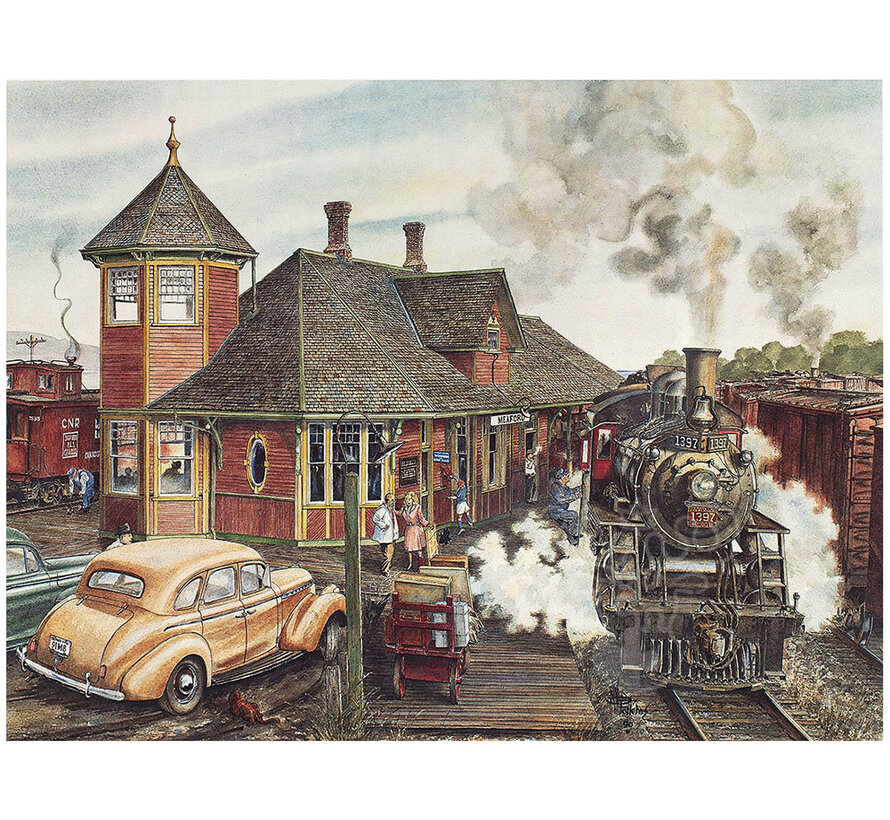 FINAL SALE SunsOut Meaford Station Puzzle 500pcs