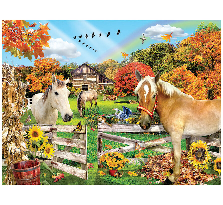FINAL SALE SunsOut Out in the Pasture Puzzle 500pcs