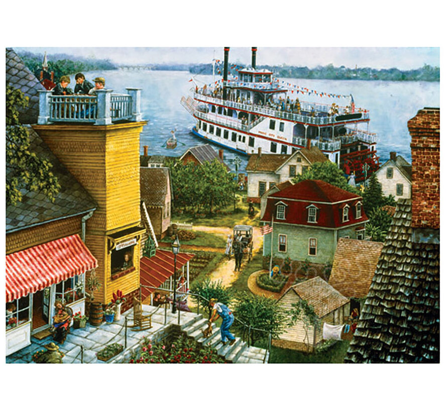 SunsOut Paddle Boat Landing Puzzle 500pcs+