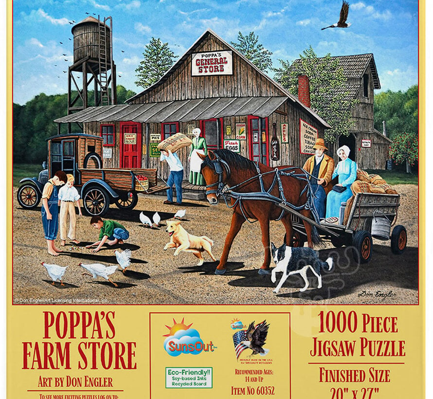 SunsOut Poppa's Farm Store Puzzle 1000pcs