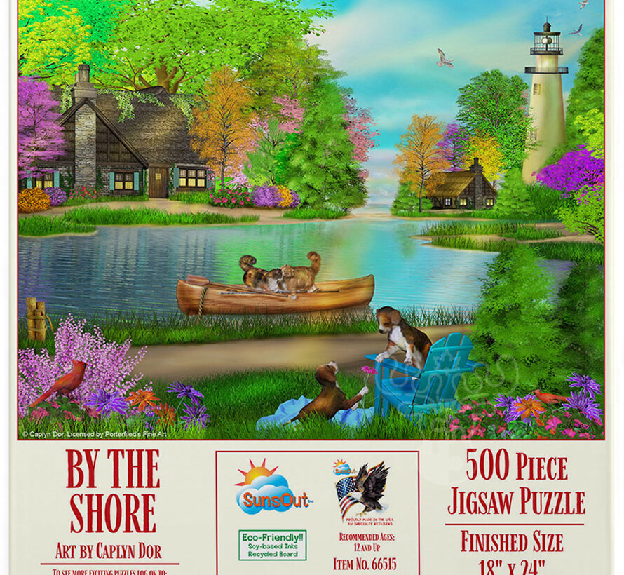FINAL SALE SunsOut By the Shore Puzzle 500pcs