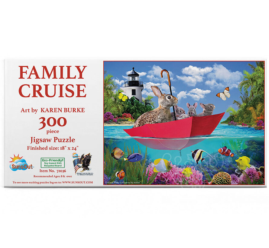 SunsOut Family Cruise Puzzle 300pcs