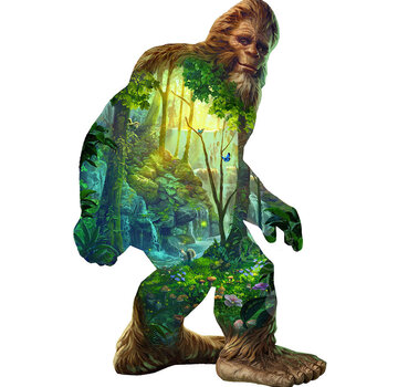 SunsOut FINAL SALE SunsOut Big Foot Shaped Puzzle 850pcs