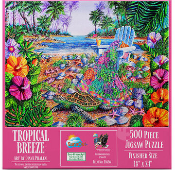 SunsOut SunsOut Tropical Breeze Puzzle 500pcs