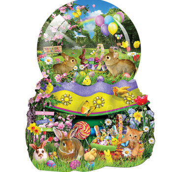 SunsOut SunsOut Easter Globe Shaped Puzzle 1000pcs