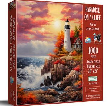 SunsOut FINAL SALE SunsOut Paradise on the Cliff Puzzle 1000pcs