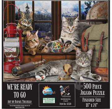 SunsOut FINAL SALE SunsOut We're Ready to Go Puzzle 500pcs