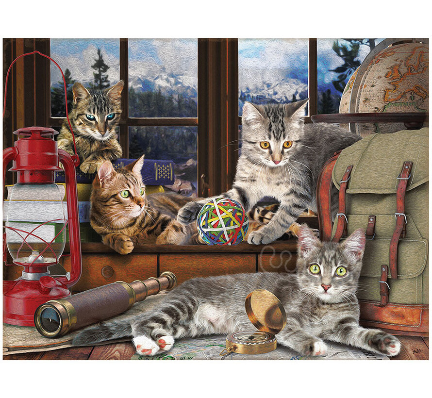 FINAL SALE SunsOut We're Ready to Go Puzzle 500pcs