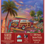 SunsOut FINAL SALE SunsOut Surfer Sunset Puzzle 500pcs