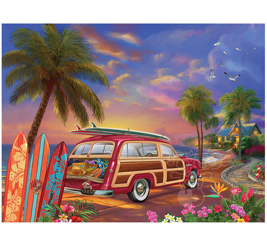 SunsOut Surfer Sunset Puzzle 500pcs