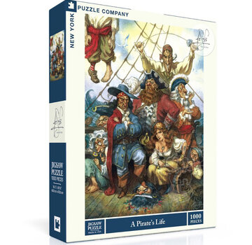 New York Puzzle Company New York Puzzle Co. Peter de Sève: A Pirate's Life Puzzle 1000pcs