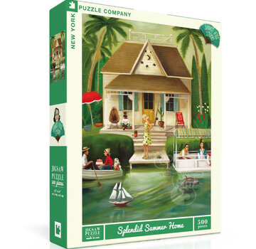 New York Puzzle Company New York Puzzle Co. Janet Hill: Splendid Summer Home Puzzle 500pcs