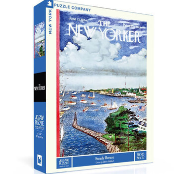 New York Puzzle Company New York Puzzle Co. The New Yorker: Steady Breeze Puzzle 500pcs