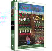 New York Puzzle Company FINAL SALE New York Puzzle Co. The New Yorker: Vegetable Garden Puzzle 1000pcs