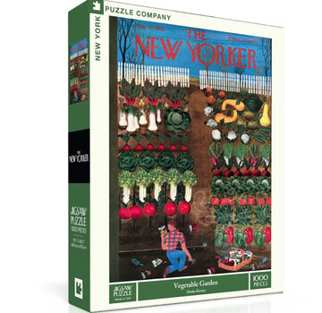 New York Puzzle Company FINAL SALE New York Puzzle Co. The New Yorker: Vegetable Garden Puzzle 1000pcs