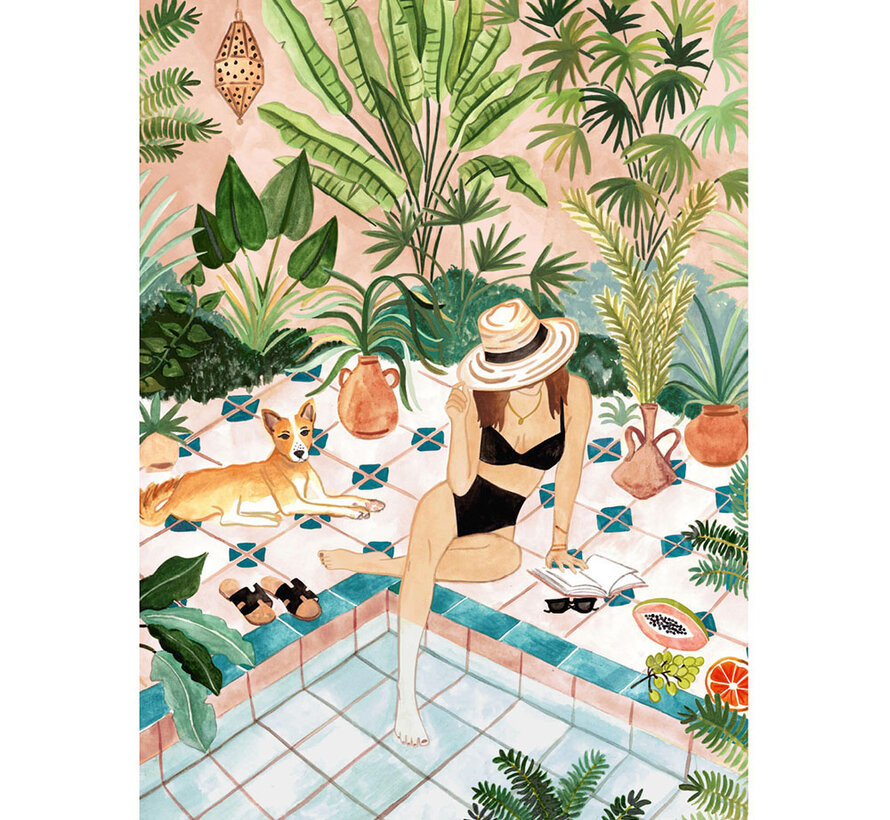 Pieces & Peace Moroccan Dipping Pool Puzzle 1000pcs