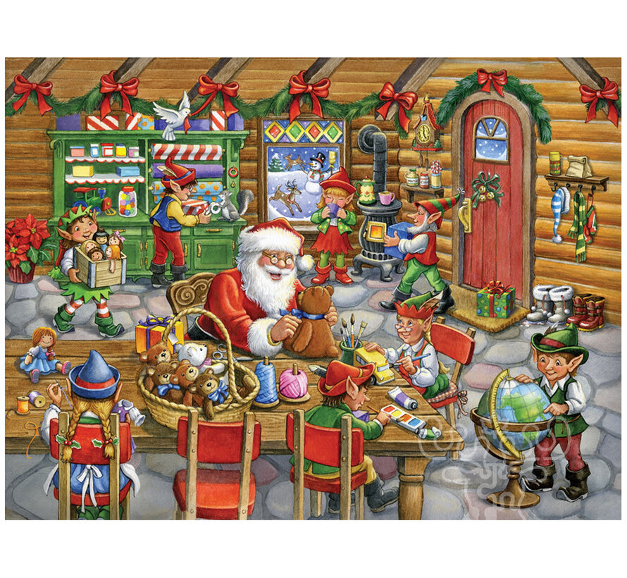 Vermont Christmas Co. Santa's Workshop Puzzle 550pcs