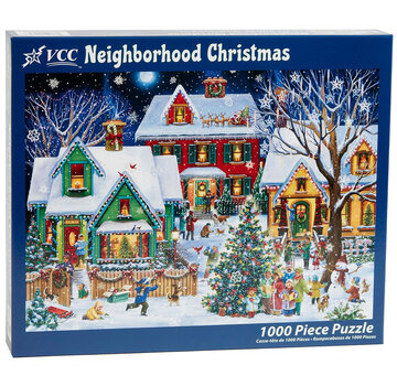 Vermont Christmas Company Vermont Christmas Co. Neighborhood Christmas Puzzle 1000pcs