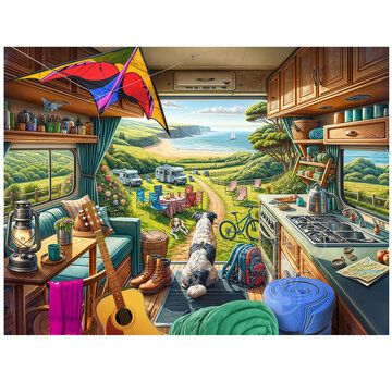 Vermont Christmas Company Vermont Christmas Co. Camper Van Puzzle 550pcs