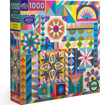 EeBoo eeBoo Sunshine Garden Puzzle 1000pcs