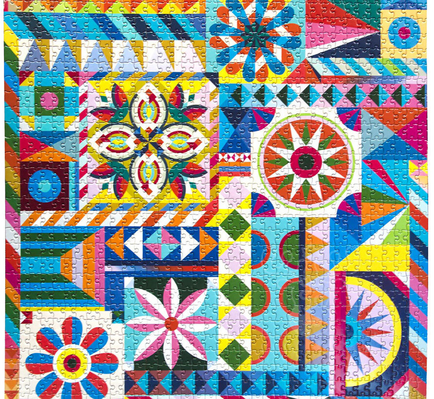 eeBoo Sunshine Garden Puzzle 1000pcs