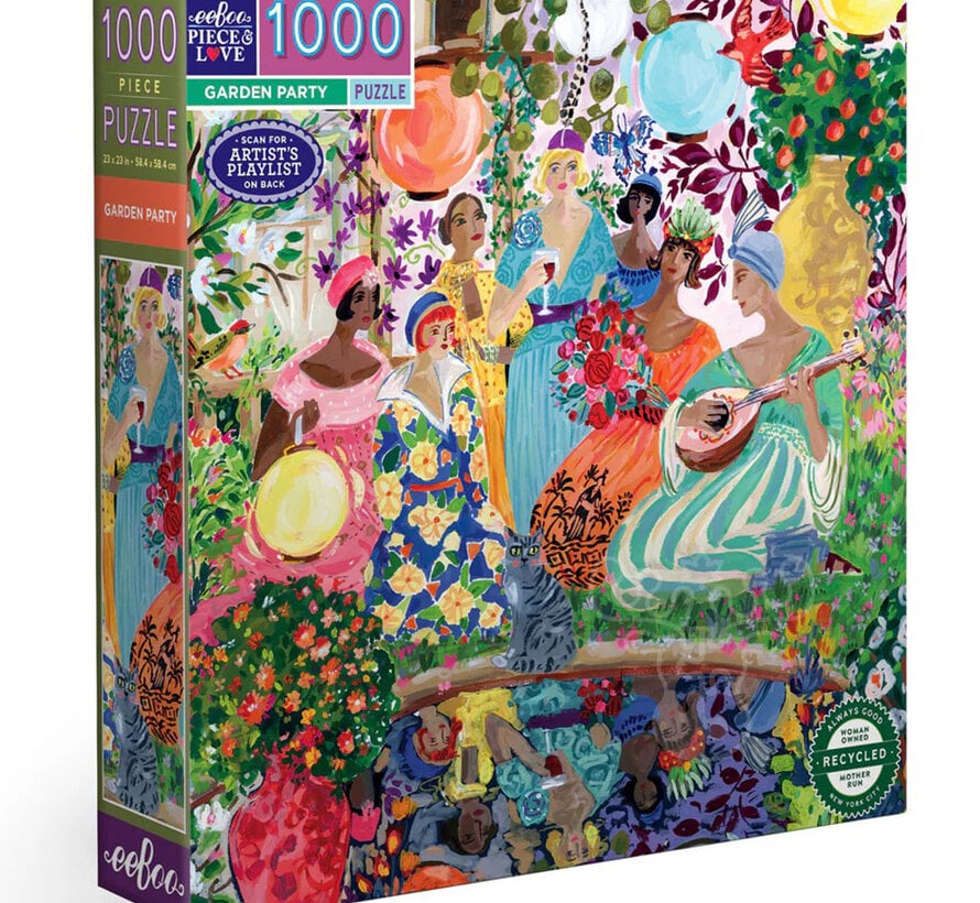 eeBoo Garden Party Puzzle 1000pcs