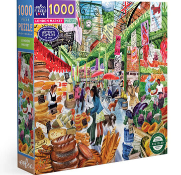 EeBoo eeBoo London Market Puzzle 1000pcs
