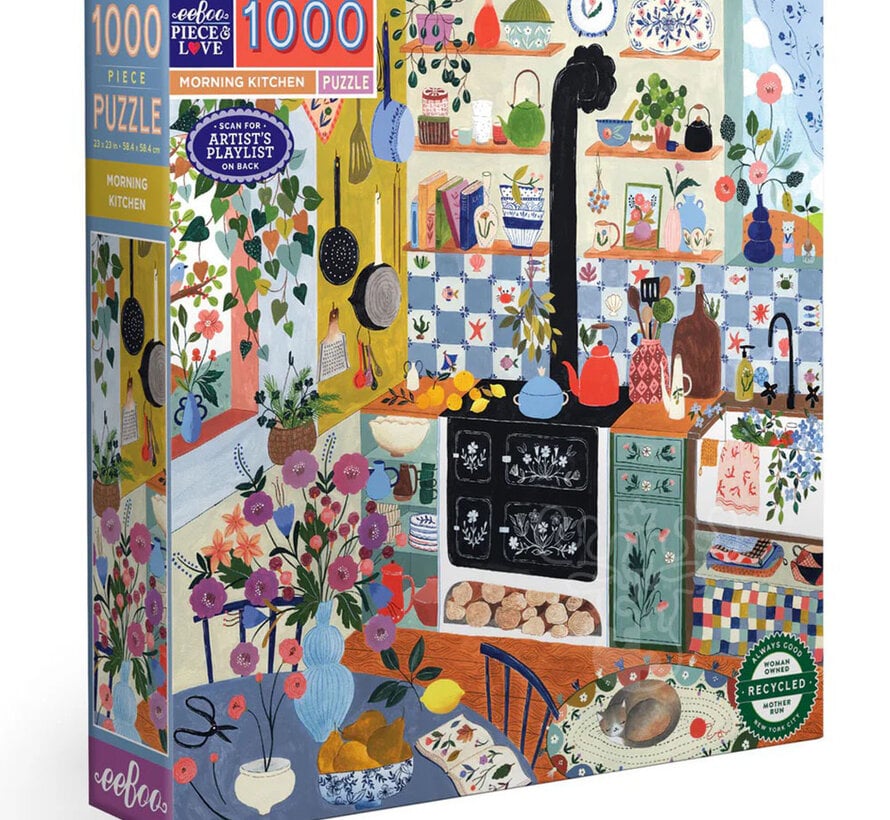 eeBoo Morning Kitchen Puzzle 1000pcs