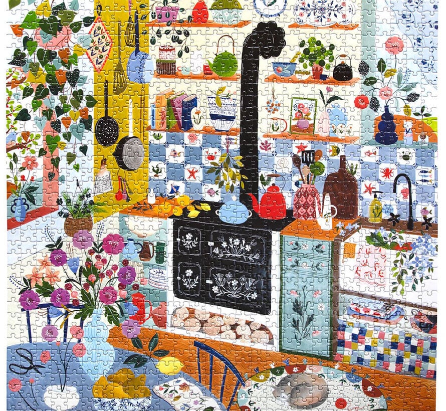 eeBoo Morning Kitchen Puzzle 1000pcs