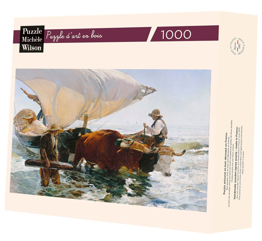 Michèle Wilson Sorolla: The Return from Fishing Wood Puzzle 1000pcs