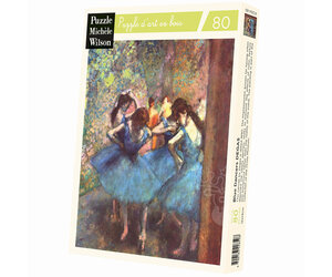 Michèle Wilson Degas: Blue Dancers Wood Puzzle 80pcs - Puzzles Canada
