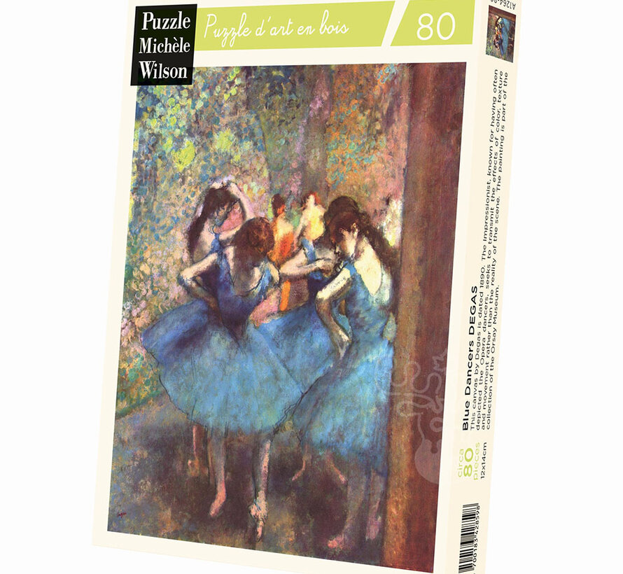 Michèle Wilson Degas: Blue Dancers Wood Puzzle 80pcs