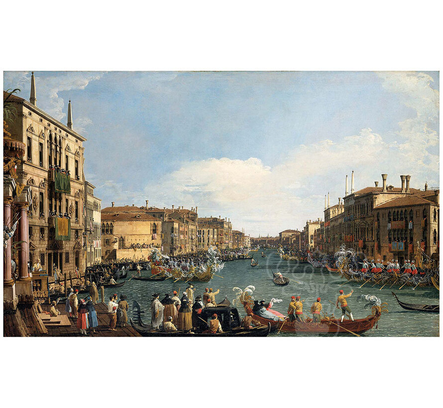 Michèle Wilson Canaletto: Regatta on the Grand Canal Wood Puzzle 250pcs