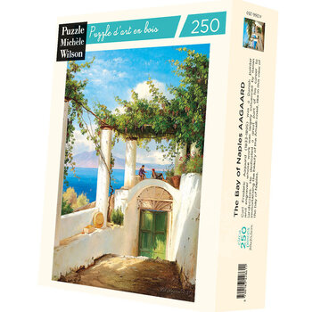 Puzzle Michèle Wilson Michèle Wilson Aagaard: The Bay of Naples Wood Puzzle 250pcs