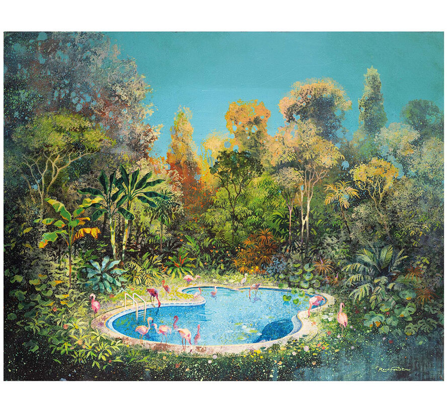 Michèle Wilson Blue Collection Roux-Fontaine: Entre les Mondes Wood Puzzle 300pcs