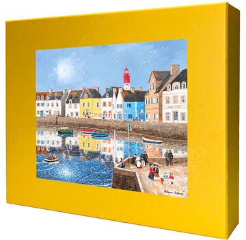 Puzzle Michèle Wilson Michèle Wilson Delacroix: L'Île de Sein Wood Puzzle 500pcs