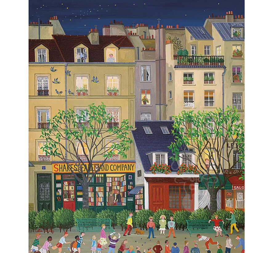 Michèle Wilson Saubry: Shakespeare and Company Wood Puzzle 350pcs