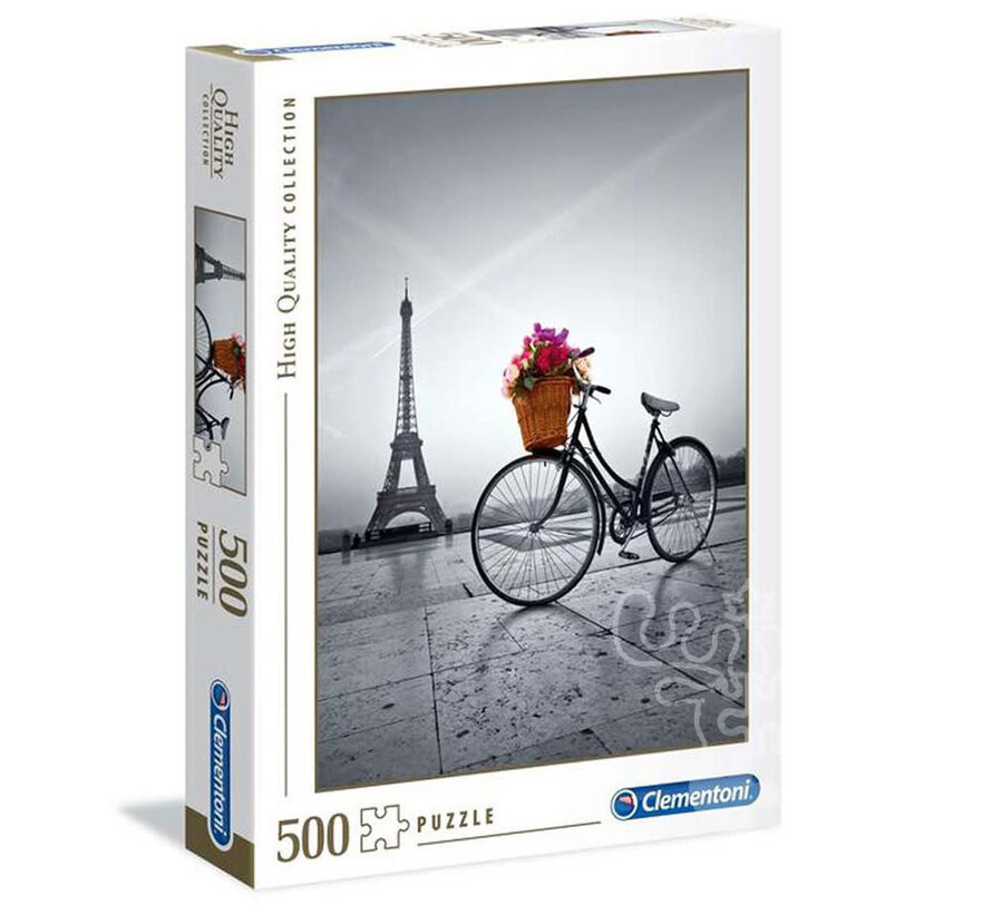 Clementoni Romantic Promenade in Paris Puzzle 500pcs - ORIGINAL BOX SIZE