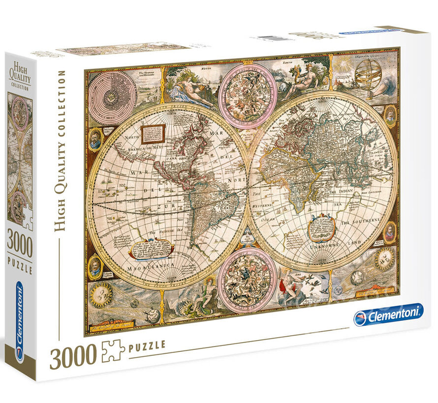 Clementoni Old Map Puzzle 3000pcs