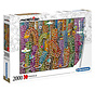 Clementoni Mordillo, The Jungle Puzzle 2000pcs