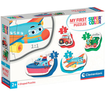 Clementoni Clementoni My First Puzzle: Transportation Puzzle 2, 3, 4, 6pcs