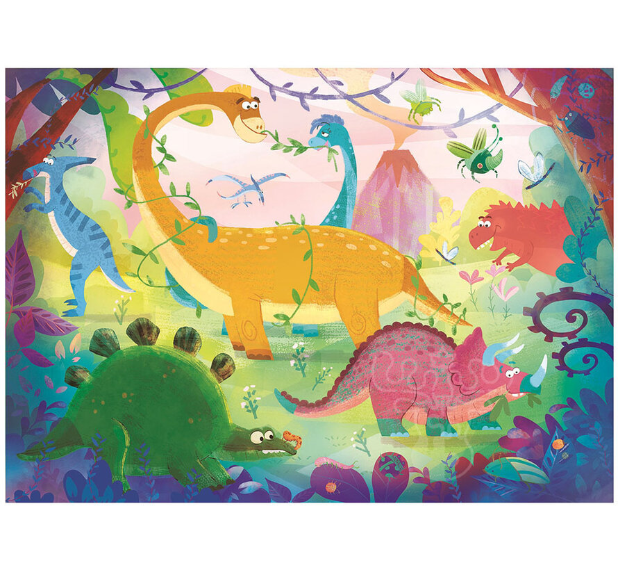 Clementoni Funny Dinos 2 x 20pcs