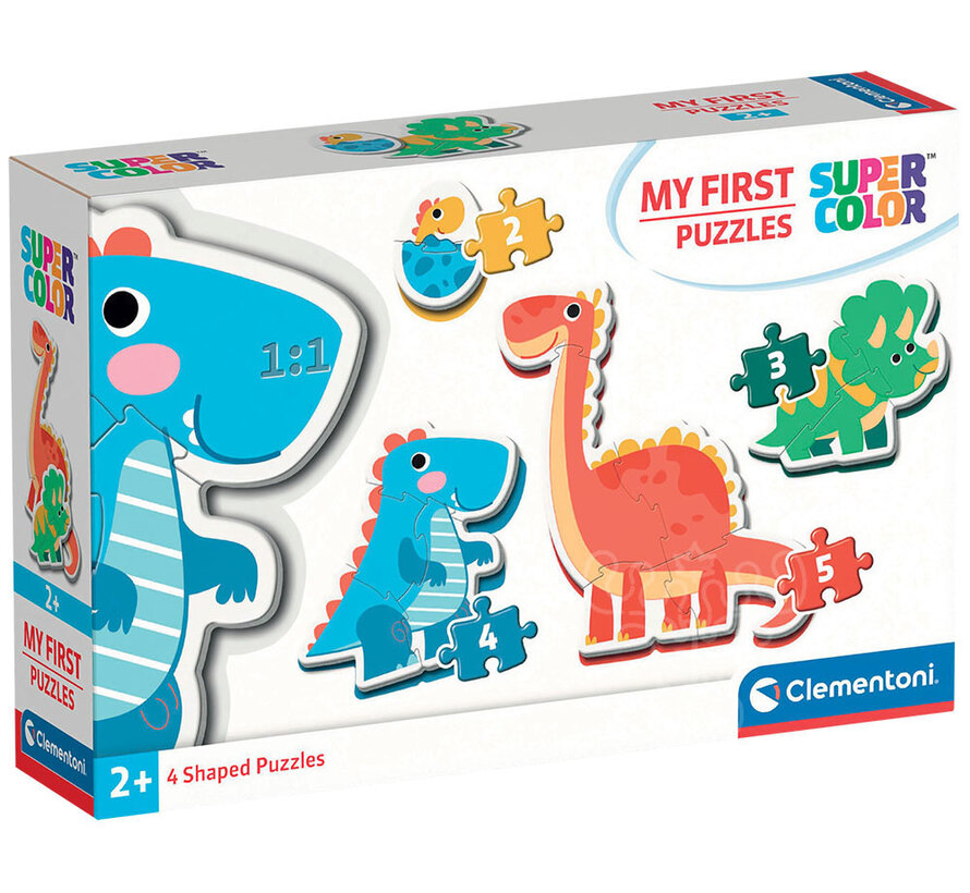 Clementoni My First Puzzle: Dinosaurs Puzzle 2, 3, 4, 6pcs