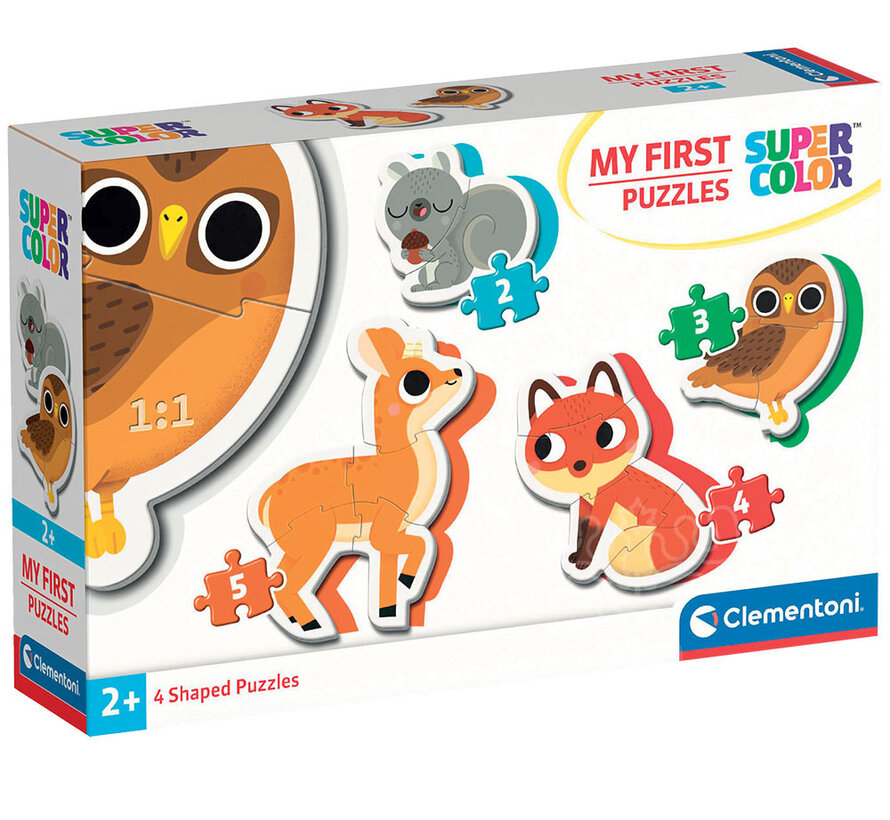 Clementoni My First Puzzle: Forest Animals Puzzle 2, 3, 4, 6pcs