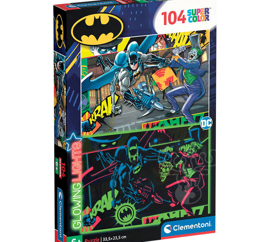 Clementoni DC Batman Glowing Lights Puzzle 104pcs
