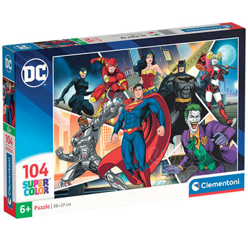 Clementoni Clementoni DC Comics Justice League Superheroes and Villains Puzzle 104pcs